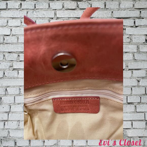 Roberta Gandolfi Italian Leather Shoulder Bag Excellent Condition. - Picture 5 of 7